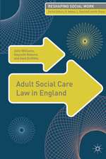 Adult Social Care Law in England