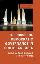 The Crisis of Democratic Governance in Southeast Asia