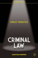 Great Debates in Criminal Law