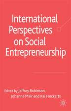 International Perspectives on Social Entrepreneurship