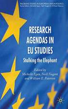 Research Agendas in EU Studies: Stalking the Elephant