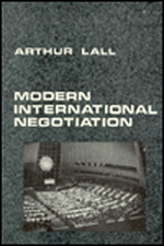 Modern lnternational Negotiation – Principles and Practice