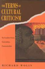 The Terms of Cultural Criticism – The Frankfurt School, Existentialism, Poststructuralism (Paper)