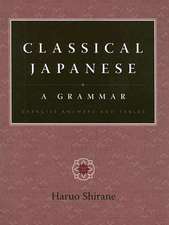 Classical Japanese – A Grammar – Exercise Answers and Tables