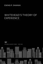 Whitehead¿S Theory of Experience