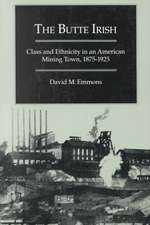 The Butte Irish: Class and Ethnicity in an American Mining Town, 1875-1925