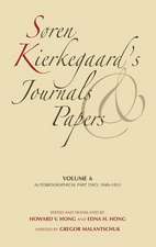 Søren Kierkegaard`s Journals and Papers, Volume – Autobiographical, Part Two, 1848–1855