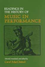 Readings in the History of Music in Performance (Paper)