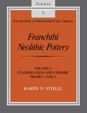 Franchthi Neolithic Pottery, Volume 1 – Classification and Ceramic Phases 1 and 2, Fascicle 8