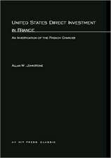 United States in Direct Investments in France – An Investigation of the French Charges