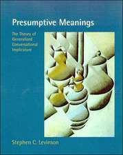 Presumptive Meanings – The Theory of Generalized Conversational Implicature