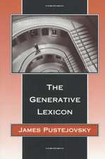 The Generative Lexicon