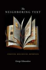 Neighboring Text – Chaucer, Boccaccio, Henryson