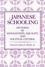 Japanese Schooling – Patterns of Socialization, Equality, and Political Control