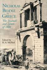 Nicholas Biddle in Greece – The Journals and Letters of 1806