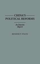 China's Political Reforms