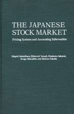 The Japanese Stock Market: Pricing Systems and Accounting Information