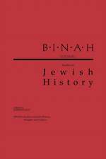 Binah: Volume I; Studies in Jewish History