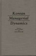 Korean Managerial Dynamics