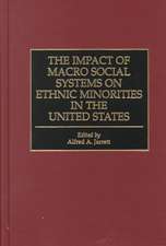 The Impact of Macro Social Systems on Ethnic Minorities in the United States