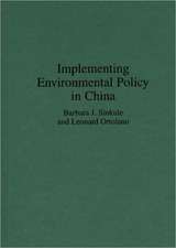 Implementing Environmental Policy in China