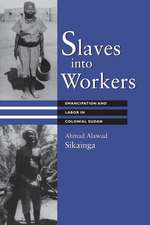 Slaves into Workers: Emancipation and Labor in Colonial Sudan