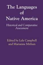 The Languages of Native America: Historical and Comparative Assessment