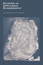 Studies in Upplandic Runography