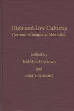 High And Low Cultures -Mov #14: German Attempts At Mediation