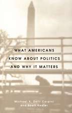 What Americans Know about Politics and Why It Matters