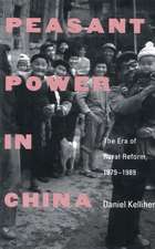 Peasant Power in China: The Era of Rural Reform, 1979–1989