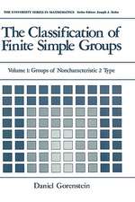 The Classification of Finite Simple Groups: Volume 1: Groups of Noncharacteristic 2 Type