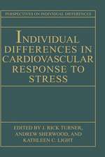 Individual Differences in Cardiovascular Response to Stress