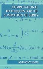 Computational Techniques for the Summation of Series