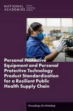 Personal Protective Equipment and Personal Protective Technology Product Standardization for a Resilient Public Health Supply Chain