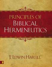 Principles of Biblical Hermeneutics