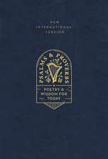 NIV, Psalms and Proverbs, Leathersoft over Board, Navy, Comfort Print: Poetry and Wisdom for Today