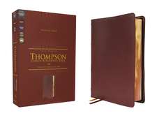 NKJV, Thompson Chain-Reference Bible, Genuine Leather, Calfskin, Burgundy, Red Letter, Comfort Print