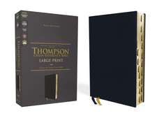 NASB, Thompson Chain-Reference Bible, Large Print, Leathersoft, Navy, 1995 Text, Red Letter, Thumb Indexed, Comfort Print