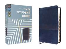 NIV, Student Bible, Personal Size, Leathersoft, Navy, Thumb Indexed, Comfort Print