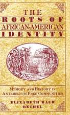 The Roots of African-American Identity: Memory and History in Antebellum Free Communities