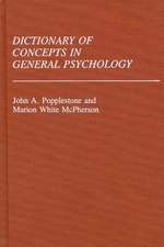 Dictionary of Concepts in General Psychology