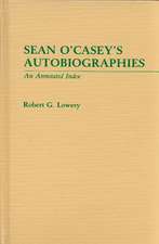 Sean O'Casey's Autobiographies: An Annotated Index