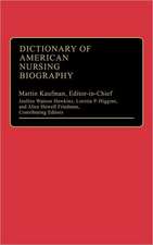 Dictionary of American Nursing Biography