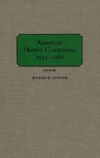 American Theatre Companies, 1931-1986