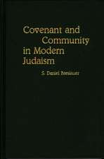 Covenant and Community in Modern Judaism