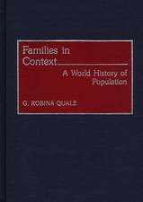 Families in Context: A World History of Population