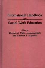 International Handbook on Social Work Education