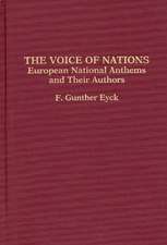 The Voice of Nations: European National Anthems and Their Authors