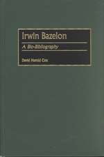 Irwin Bazelon: A Bio-Bibliography